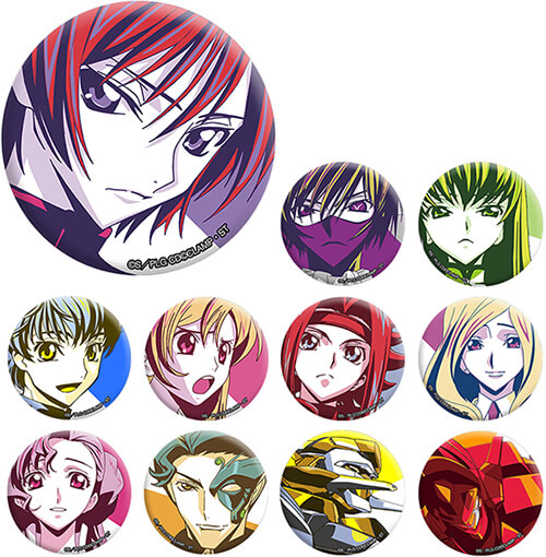 『コードギアス 反逆のルルーシュⅢ 皇道』より、トレーディング缶バッジ(カラーパレット Ver.)発売のお知らせ