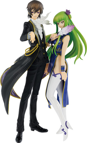 EXQフィギュアシリーズにルルーシュとC.C.が登場!