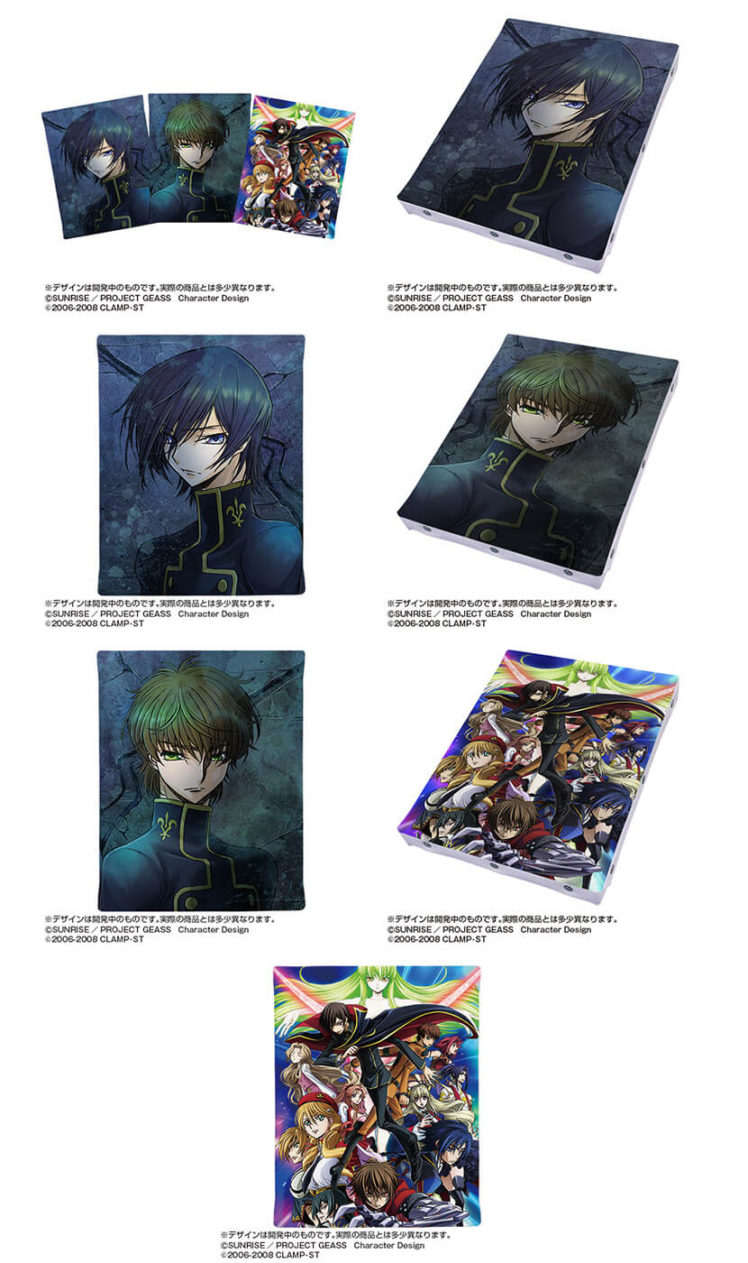 コードギアス10周年記念 メモリーミュージアム 3個セット